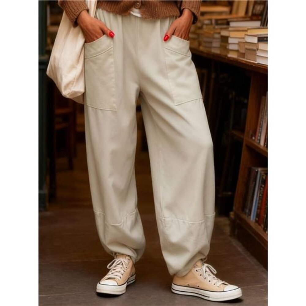 Plus Size Relaxed Fit Casual  Pants - Picture 2 of 12